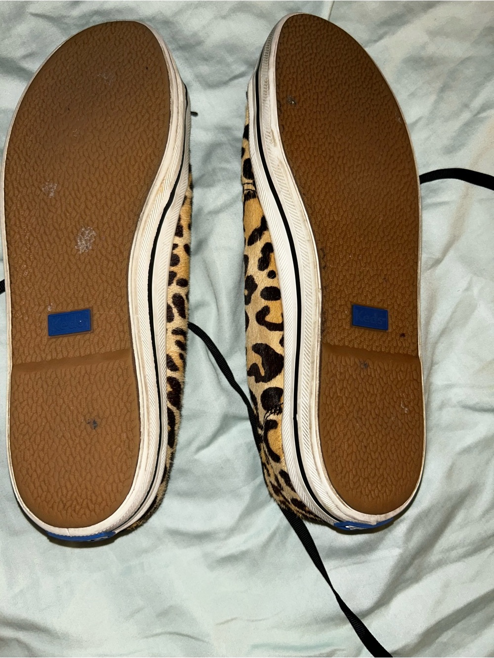 Lightly Worn Keds by Kate Spade Leopard print Ponyhair sneakers - Picture 7 of 7